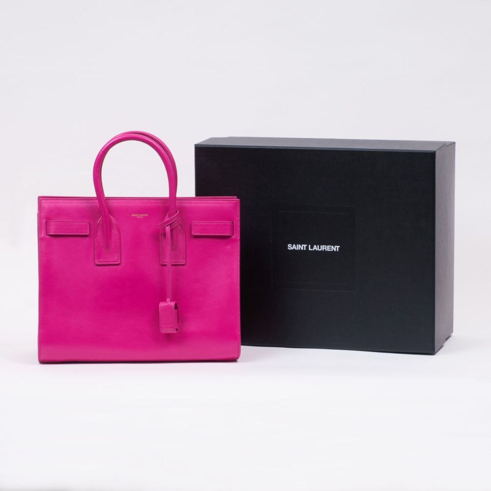 Yves Saint Laurent. Classic Sac de Jour Pink. - Image 2 of 2