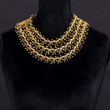 Christian Dior. Filigranes Collier 'Beau feuillage' von Henkel & Grosse.