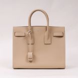 Yves Saint Laurent. Classic Sac de Jour Ivory Natural.