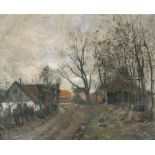 Rudolf Höckner (Wolkenstein 1864 - Bad Mergentheim 1942). Dorf in der Wedeler Marsch.