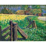 Carl Vinnen (Bremen 1863 - München 1922). Sommer in Worpswede. Öl/Lw., 57 x 70,5 cm, l. u. monogr.