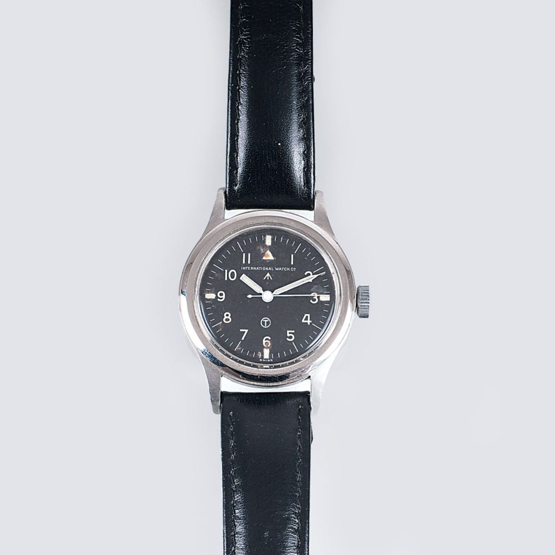 International Watch & Co. Royal Air Force Flieger-Armbanduhr. Um 1950. Edelstahl. Handaufzug.