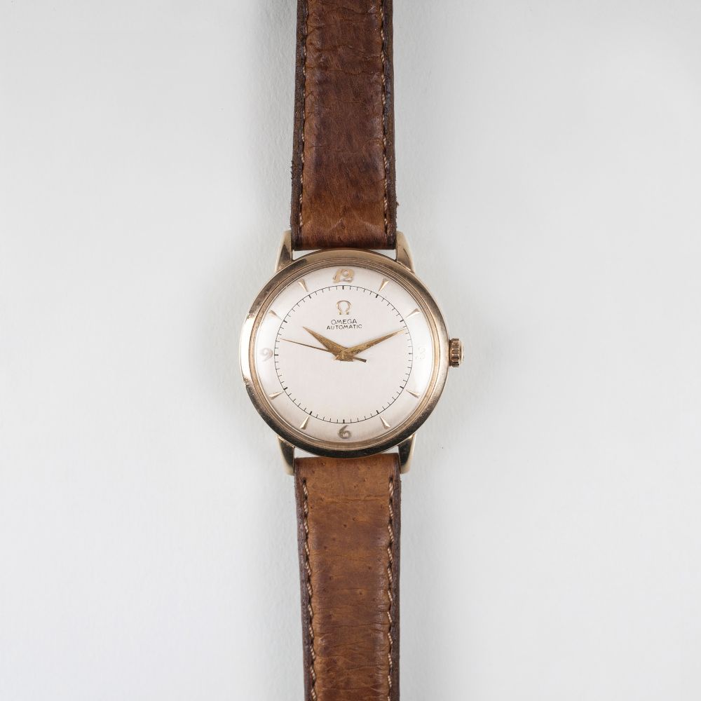 Omega gegr. 1848 in La Chaux-de-Fonds. Vintage Herren-Armbanduhr 'Constellation'.