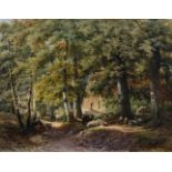 Everhardus Koster (Den Haag 1817 - Dordrecht 1892). Waldfrieden.