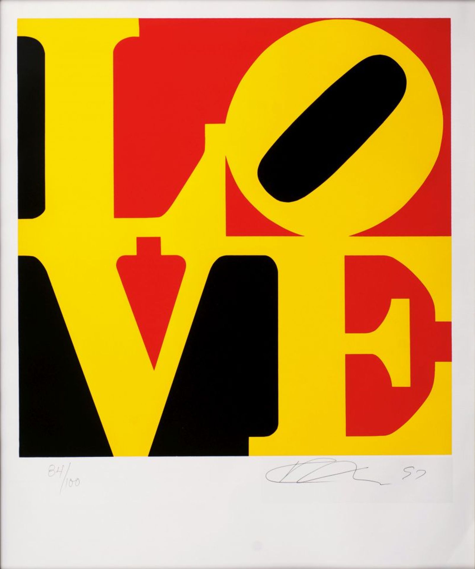 Robert Indiana (Newcastle/Indiana 1928 - Vinalhaven/Maine 2018). Love.