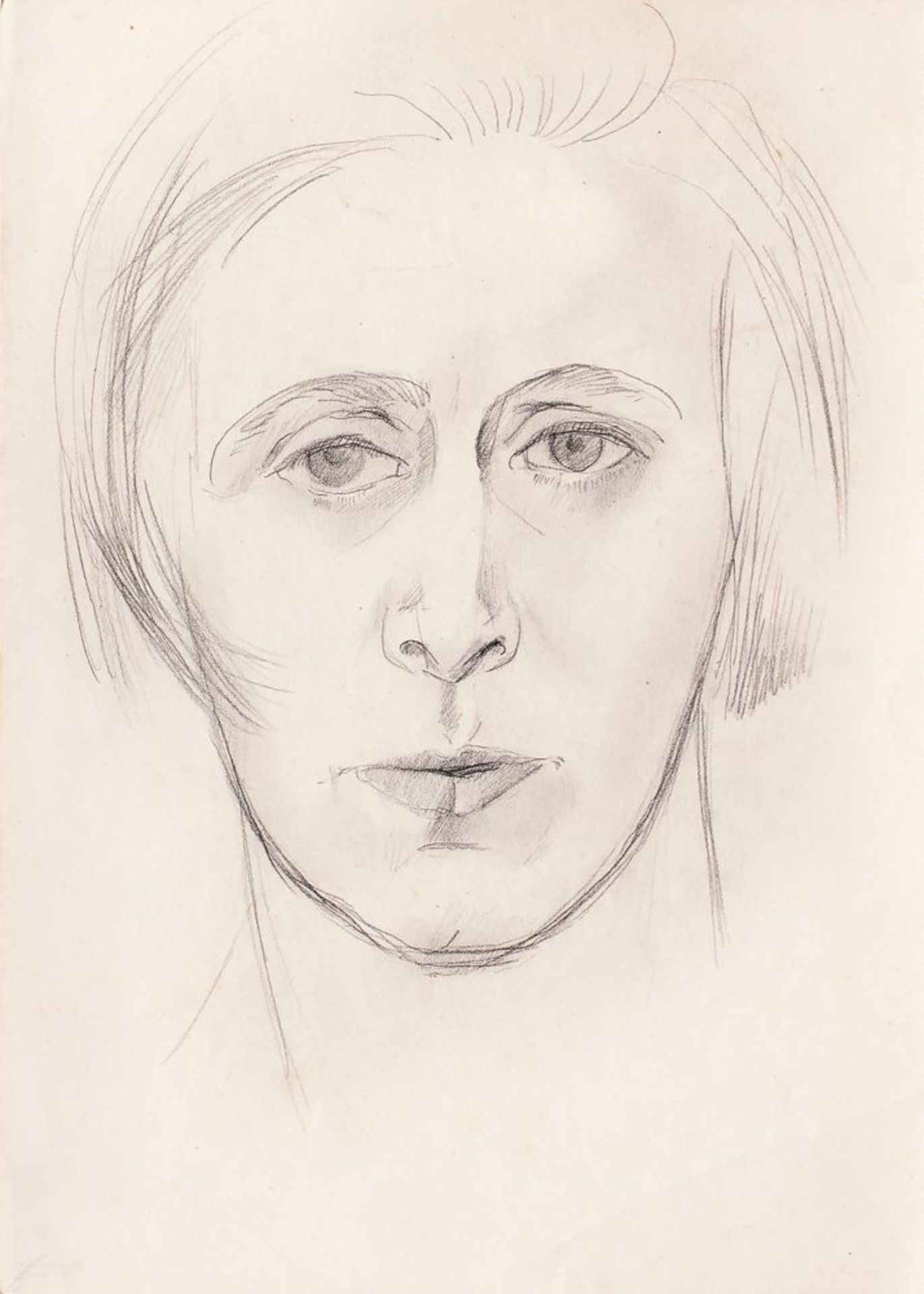 Dorothea Maetzel-Johannsen (Lensahn 1886 - Hamburg 1930). Selbstportrait.