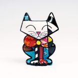 Romero Britto (Recife 1963). Katze 'Sam'.