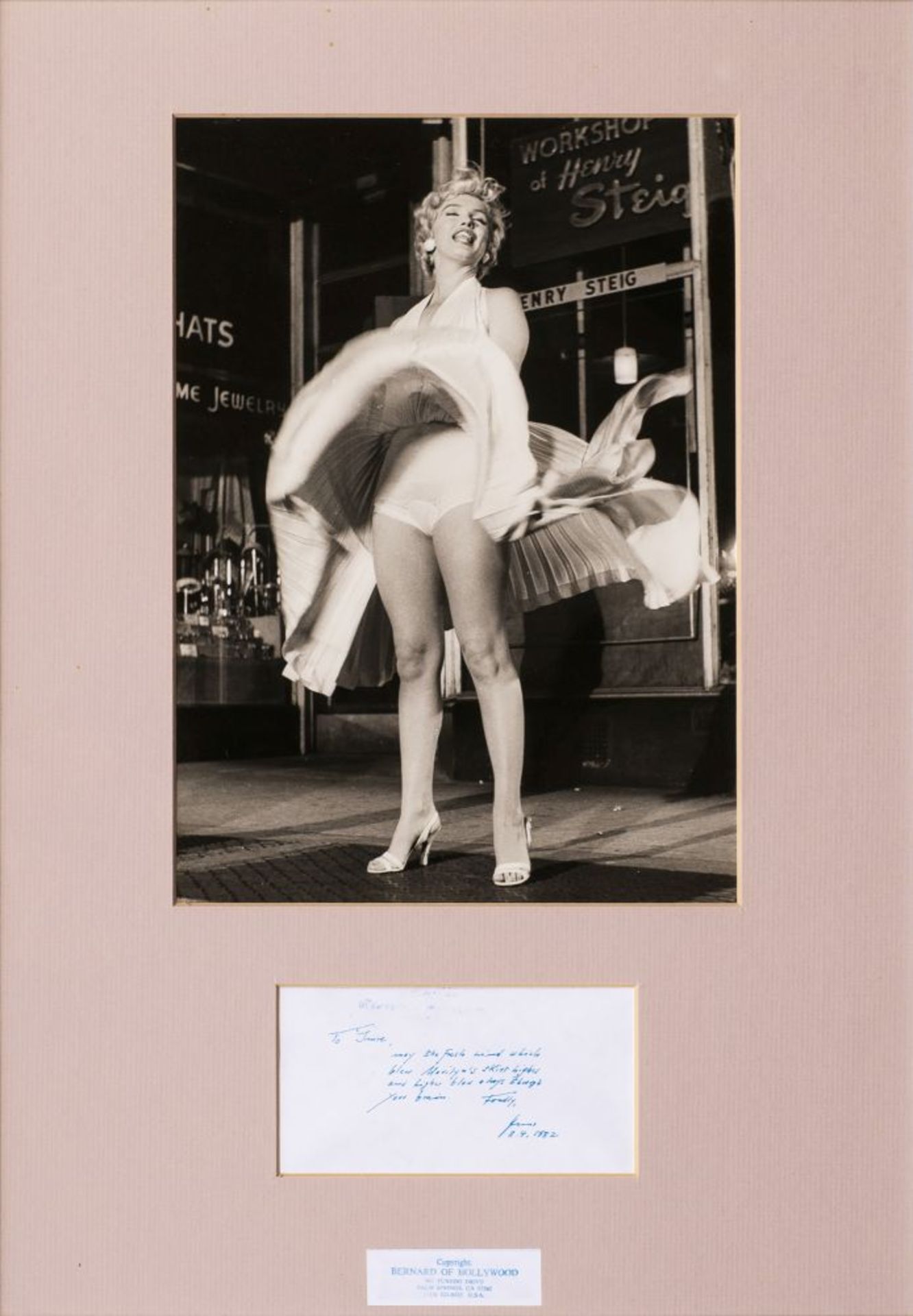 Bruno Bernard (Berlin 1912 - Los Angeles 1987), Bernard of Hollywood. Marilyn in White.
