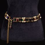 Chanel. Gripoix Chain Belt im byzantinischen Stil.