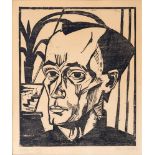 Erich Heckel (Döbeln 1883 - Radolfzell/Bodensee 1970). Selbstportrait.