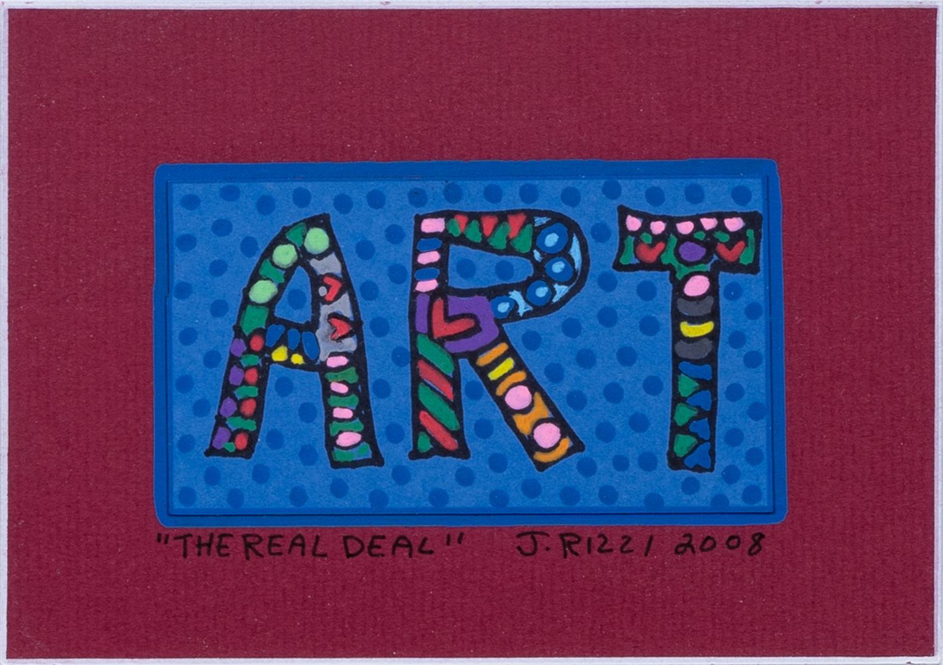 James Rizzi (New York 1950 - New York 2011). Art - The Real Deal.