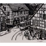 Reinhard Hilker (Hagen 1899 - 1961). Straßenbahn.