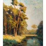 Otto Pippel (Lodz 1878 - Planegg 1960). Märkische Landschaft bei Löcknitz.