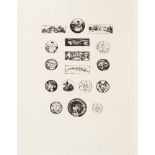 Edvard Munch (Löten bei Hamar 1863 - Ekely bei Oslo 1944). 17 Vignetten zum Oeuvre-Katalog von Gusta