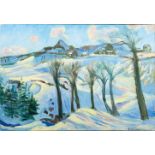 Bruno Krauskopf (Marienburg 1892 - Berlin 1960). Winterlandschaft.