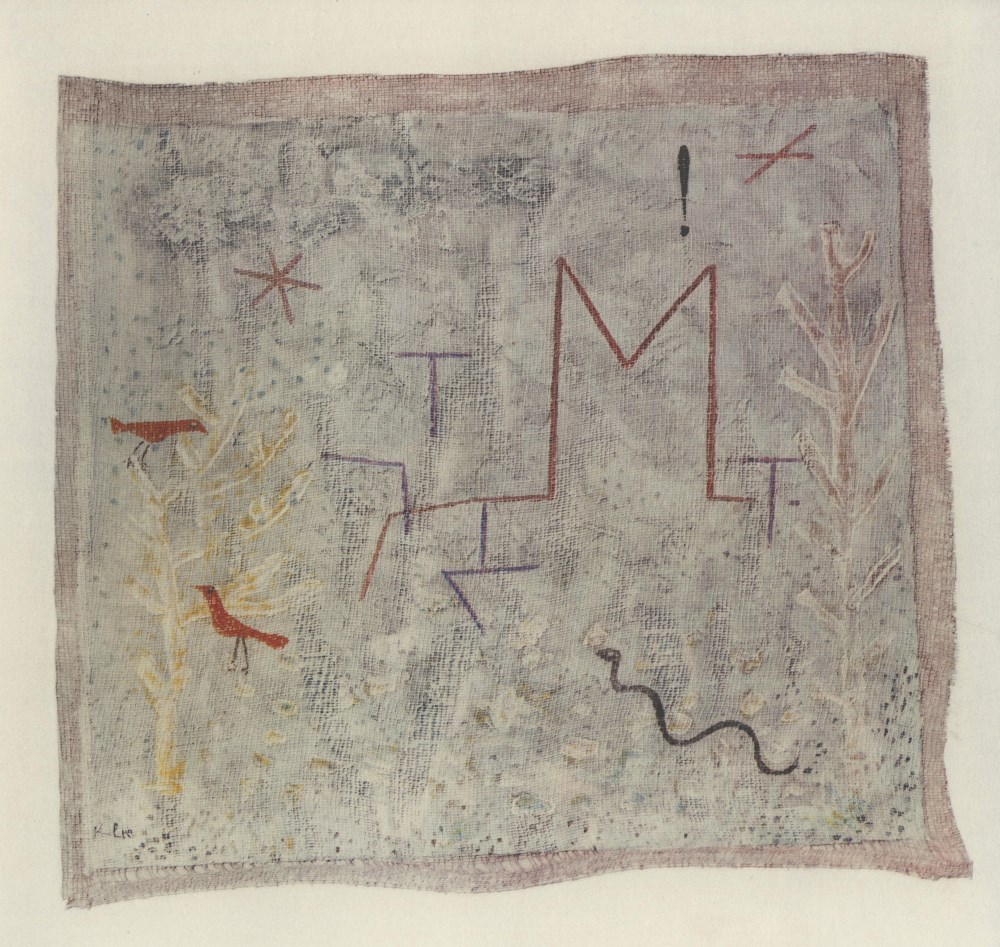 PAUL KLEE - "M" Garden Gate ["Portail du jardin M"] - Original color collotype