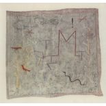 PAUL KLEE - "M" Garden Gate ["Portail du jardin M"] - Original color collotype