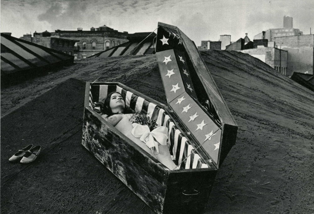 JOEL-PETER WITKIN - Title Unknown [Nude in Casket] - Original vintage photogravure