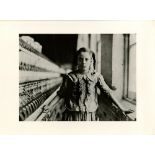 LEWIS HINE - Ten Year Old Adolescent Girl, a Spinner in a North Carolina Cotton Mill - Original p...