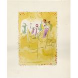 PAUL KLEE - Blumentisch - Original color lithograph & stencil/ pochoir