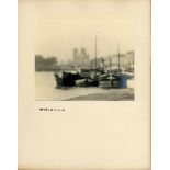 WILLIAM C. ODIORNE - Bateau [Paris] - Vintage platinum print