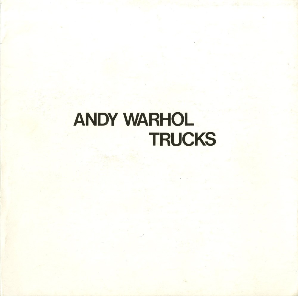 ANDY WARHOL - Trucks Suite - Color offset lithographs - Image 6 of 10