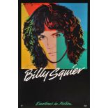 ANDY WARHOL - Billy Squier #1 - Original color offset lithograph