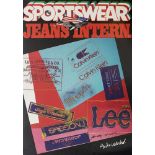 ANDY WARHOL - Sportswear Jeans International - Color offset lithograph