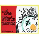 KEITH HARING - The Paris Review - Original color silkscreen