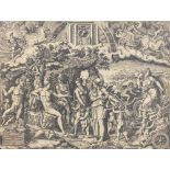 GIORGIO GHISI - The Judgment of Paris - Engraving