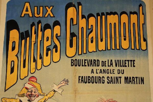 JULES CHERET - Aux Buttes Chaumont/Jouets - Original vintage color lithograph - Image 2 of 4