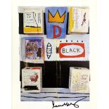 JEAN-MICHEL BASQUIAT - Black - Color offset lithograph