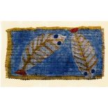 PAUL KLEE - Blue-eyed Fishes ["Poissons aux yeux bleus"] - Original color collotype