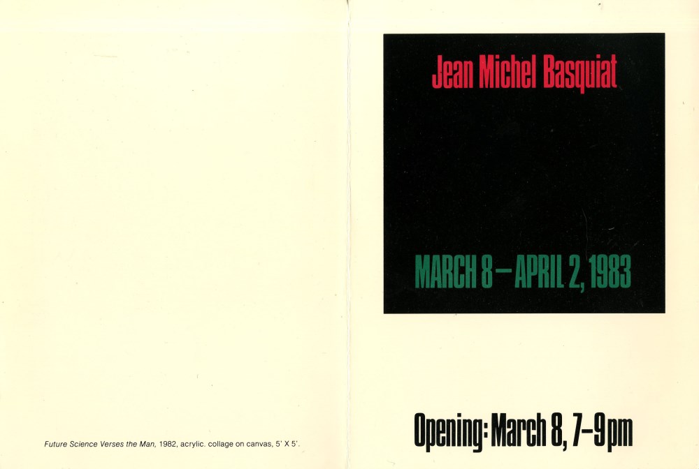 JEAN-MICHEL BASQUIAT - Future Sciences Versus the Man - Color offset lithograph - Image 2 of 3