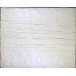 PIERO MANZONI - Achrome #20 - Kaolin on pleated canvas