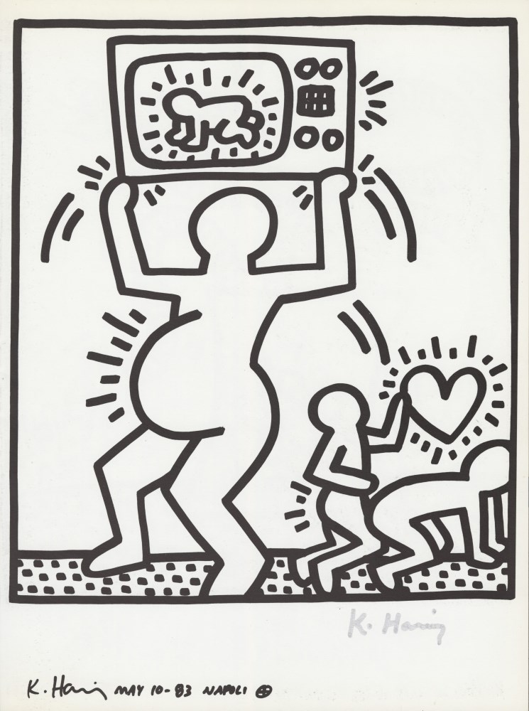 KEITH HARING - Naples Suite #07 - Lithograph