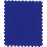 YVES KLEIN - Timbre bleu - IKB pigment on postage stamp