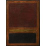 MARK ROTHKO - Untitled (Orange) - Oil on paper