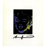 ANDY WARHOL - One Multicolored Marilyn #5 - Color offset lithograph