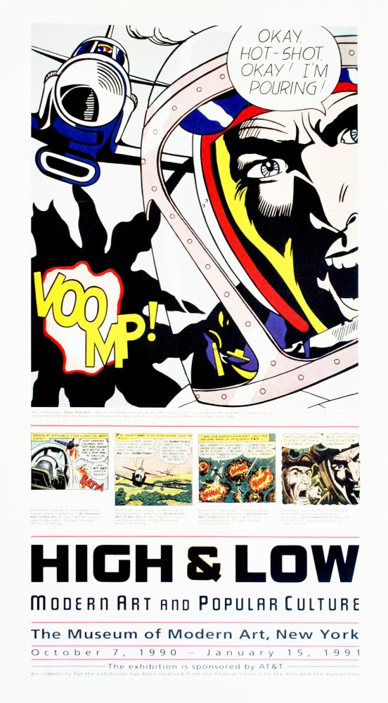 ROY LICHTENSTEIN - Okay, Hot-Shot - Color offset lithograph