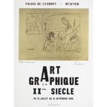 PABLO PICASSO - Art Graphique du XXeme Siecle - Color letterpress and offset lithograph