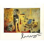 JEAN-MICHEL BASQUIAT - Acque Pericolose - Poison Oasis - Color offset lithograph