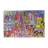 JAMES RIZZI - When the Cows Come to the Big Apple - Color silkscreen