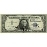 ANDY WARHOL - One Dollar Washington - Color engraving and letterpress