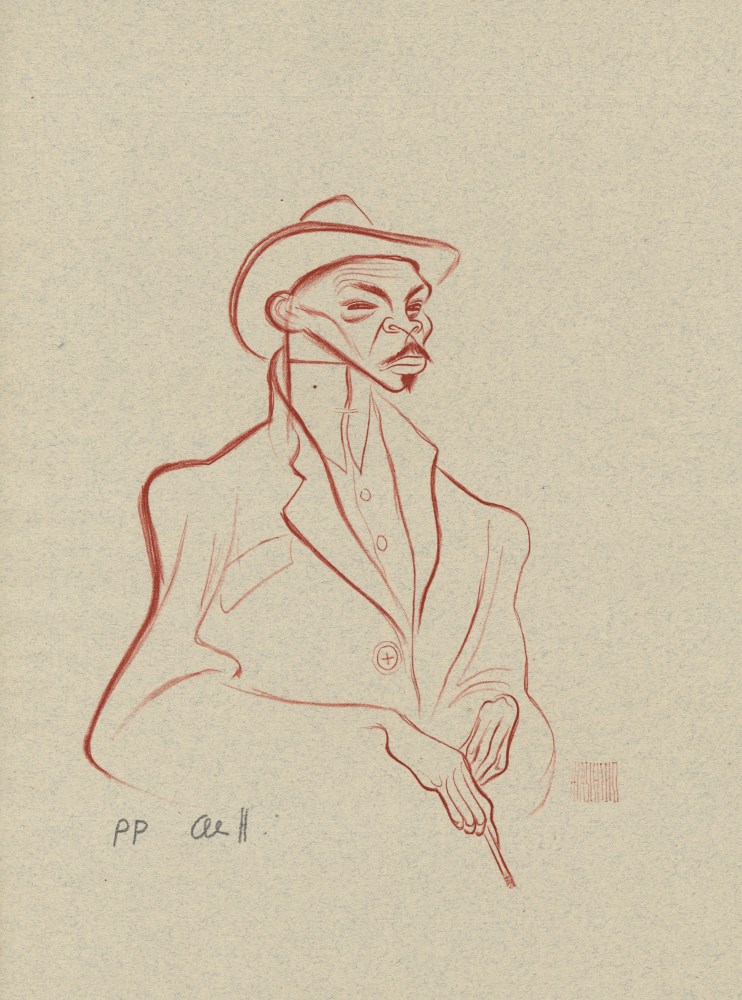 AL HIRSCHFELD - Reefer Man - Original color lithograph