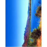 SHARI BRUNTON - Horseshoe Lake at the Dam, Arizona - Color digital photograph