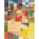 PAUL KLEE - Hamammet Theme ["Motiv aus Hamammet"] - Original color collotype