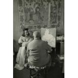 HENRI CARTIER-BRESSON - Henri Matisse, Vence, France - Original vintage photogravure
