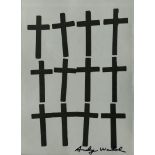 ANDY WARHOL - Crosses #2 - Color lithograph