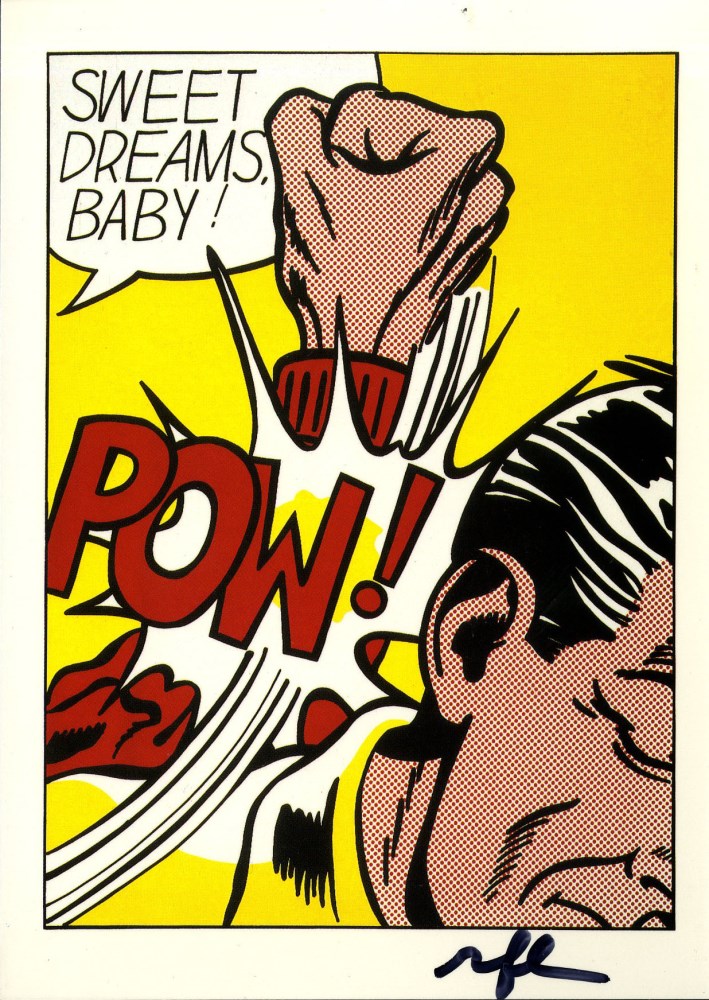 ROY LICHTENSTEIN - Sweet Dreams Baby! - Color offset lithograph